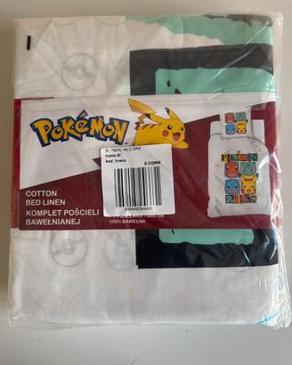 Copripiumino (160x200) + federa (70x80) POKEMON