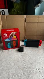 Nintendo switch oled usata pochissimo