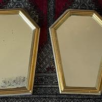 Coppia di specchi incorniciati primi novecento