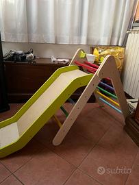 Arrampicata con scivolo