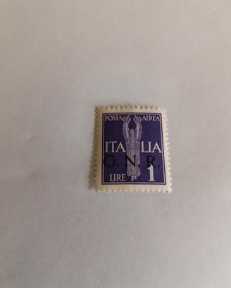 posta aerea G.N.R. 1 LIRA  VARIETÀ 