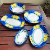 Piatti in ceramica di Vietri vari colori