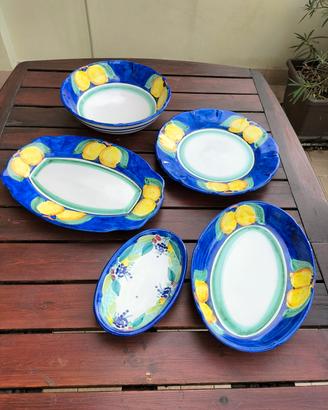 Piatti in ceramica di Vietri vari colori
