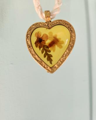 collana con ciondolo a cuore 