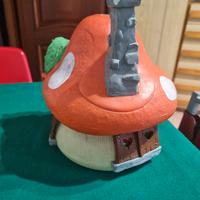 casa puffi Schleich Peyo Anni 80 +32 puffi