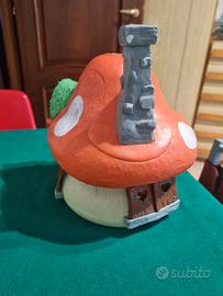 casa puffi Schleich Peyo Anni 80 +32 puffi