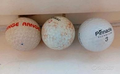 set 3 palline da golf 