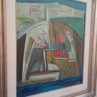 quadro Sergio piccoli pittura analitica astratto 