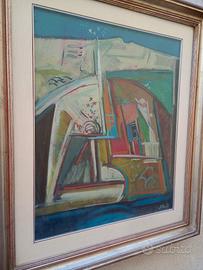 quadro Sergio piccoli pittura analitica astratto 