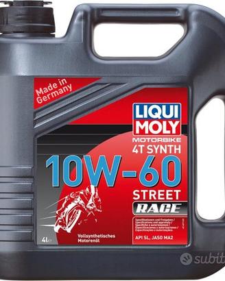 LIQUI MOLY 1687 - 4T SINTETICO 10W-60 STREET RACE
