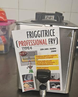 Friggitrice professionale 4L NUOVA ,mai utilizzata