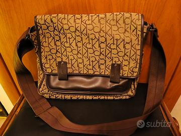Borsa Messenger Calvin Klein CK Monogram
