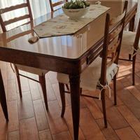 Tavolo e sedie anni 30 vintage antiquariato