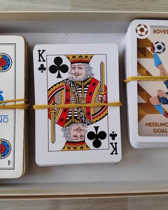 3 mazzi: Trevigiane Modiano, carte da poker, 10