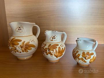 Set di 3 brocche