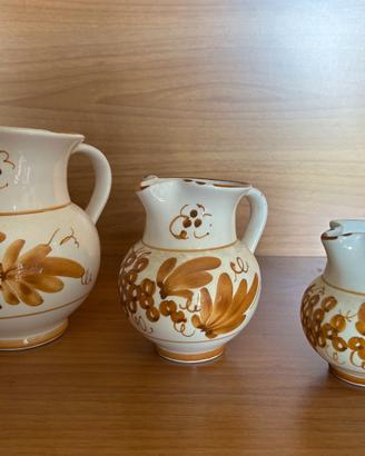 Set di 3 brocche