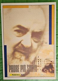 Folder Francobolli Padre Pio Santo 2002