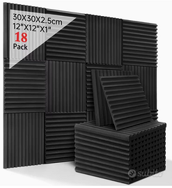 Pannelli Fonoassorbenti 30x30 cm