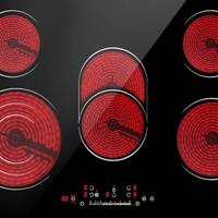 Piastra di cottura in vetroceramica elettrica 