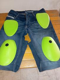 jeans moto donna taglia "M"