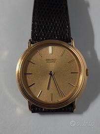 Seiko Tondo al Quarzo da Uomo Placcato Oro 