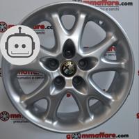 4 cerchi lega alfa romeo 147 156 r15 lt190