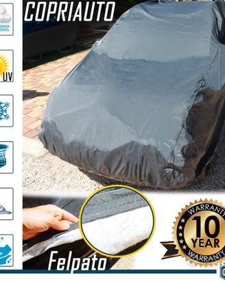 Telo Copriauto da Esterno Felpato Impermeabile