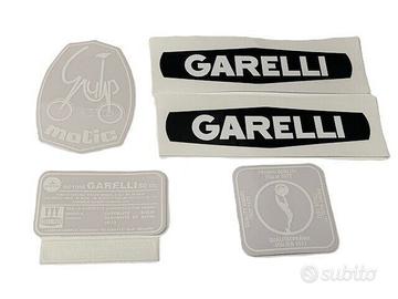 GARELLI GULP MATIC kit completo ADESIVI COLORE NER