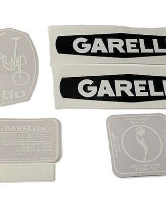 GARELLI GULP MATIC kit completo ADESIVI COLORE NER