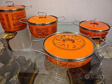 set di pentole siltal egizia Italy smaltata