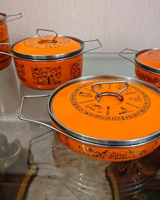set di pentole siltal egizia Italy smaltata