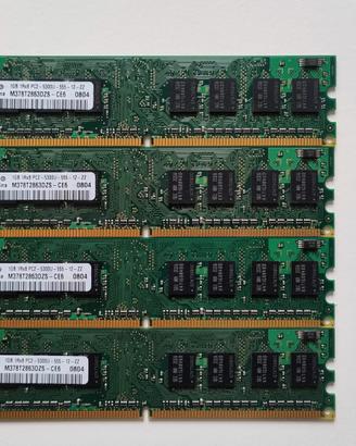 Ram ddr2 1gb 555 5300u 