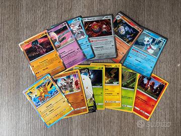 Lotto Carte Pokémon 13pz – Holo, Rare, Promo