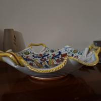 porta frutta in ceramica dipinto a mano a deruta