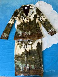 COMPLETO  MOSCHINO VINTAGE PIERRE LECOMTE PEINTRE