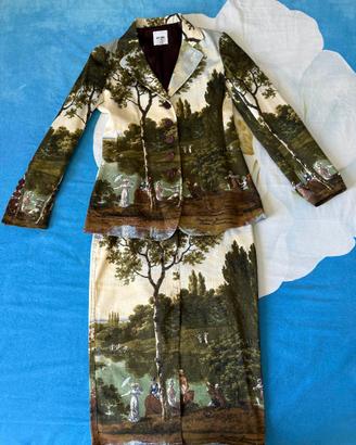 COMPLETO  MOSCHINO VINTAGE PIERRE LECOMTE PEINTRE