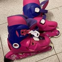 Roller PALY3 rosa/lilla (numeri 30 - 31 - 32)