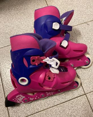 Roller PALY3 rosa/lilla (numeri 30 - 31 - 32)