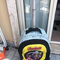 Zaino scuola trolley avengers