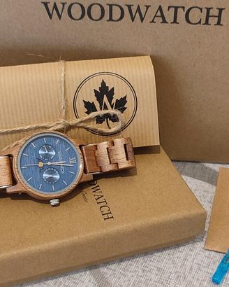 Orologio in legno WoodWatch, Modello Sailor, 40 mm