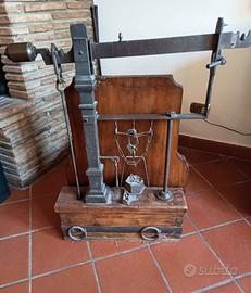 Antica bilancia stadera da farmacia/ laboratorio 