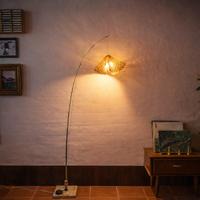 Lampada Piantana Artigianale Canna da Pesca