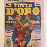 Gazzetta Jacobs-Tamberi olimpiadi Tokyo 2020