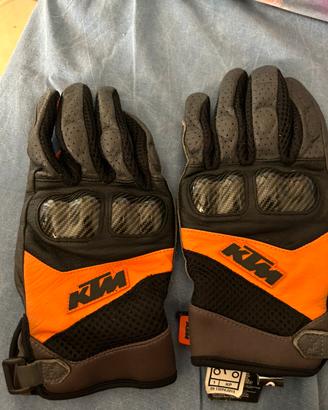 Guanti ktm con protezioni misura M