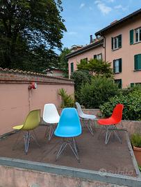 Vitra Eames Plastic Side Chair DSR - set di 5