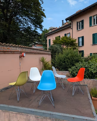 Vitra Eames Plastic Side Chair DSR - set di 5