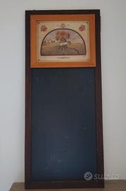 lavagna cucina a parete girasoli legno