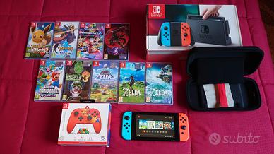 Nintendo switch con un gioco a scelta