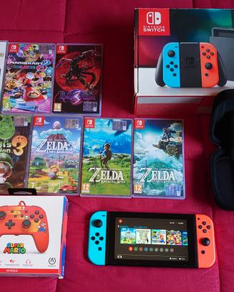 Nintendo switch con un gioco a scelta