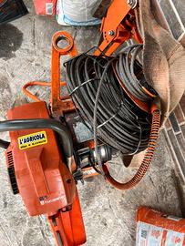 Verricello forestale Zollern + motosega Hysquarna